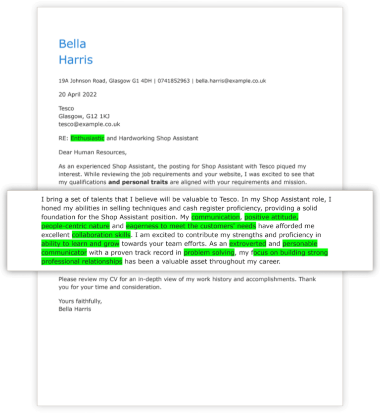 Interpersonal Skills Description